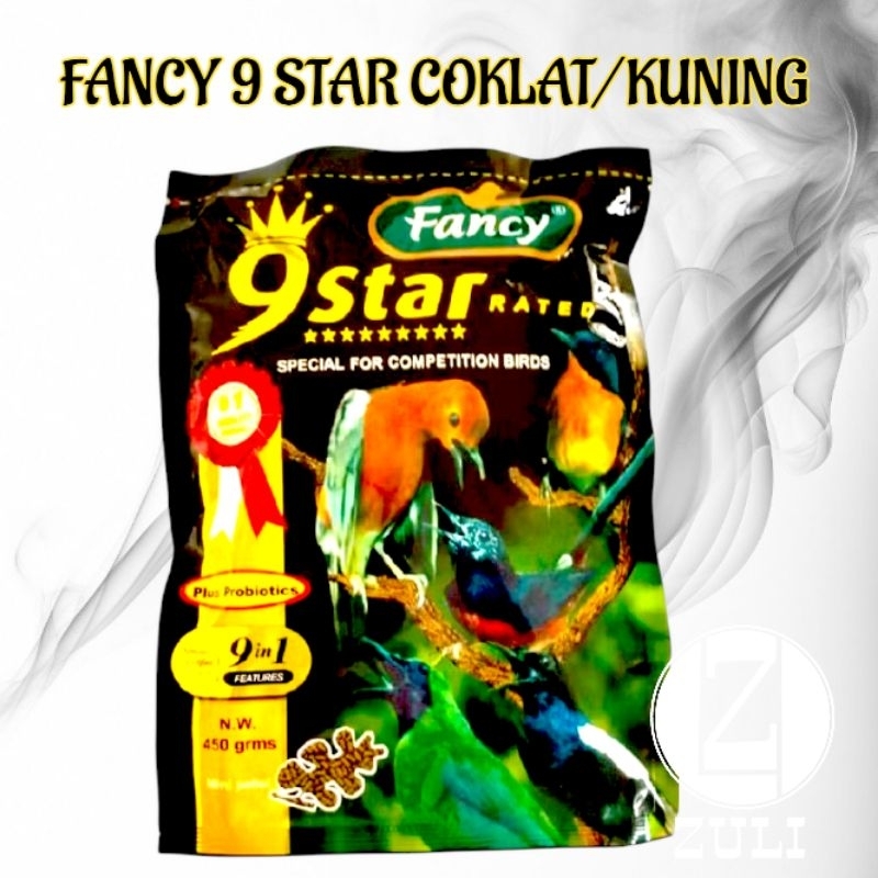 Fancy 9 Star Coklat Pakan Burung Spesial Kontes 450gr