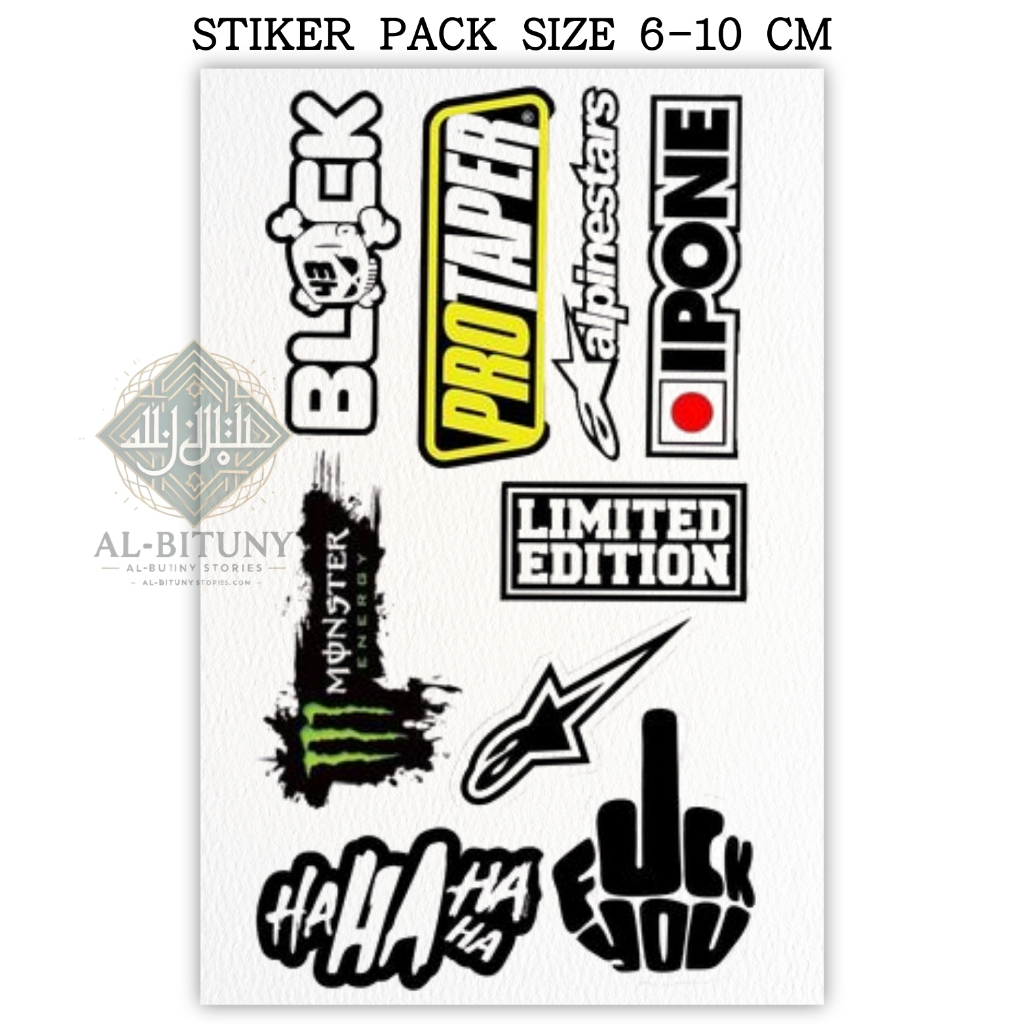

Sticker Set Keren Brand 17 – Waterproof, Anti Sobek, & Super Lengket