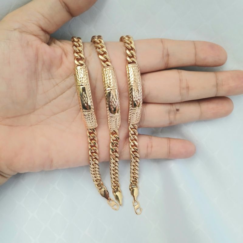 Gelang Swasa Rantai Model Amira Larisa Namira Plat - Mirip Emas Asli Kualitas Terjamin Awet