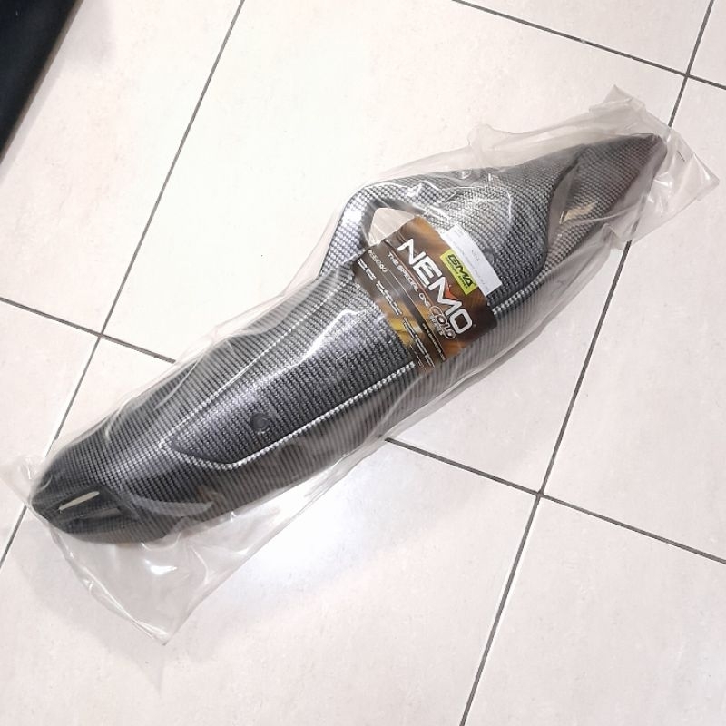 Cover knalpot carbon WTP nemo yamaha nmax old / lama. Baru