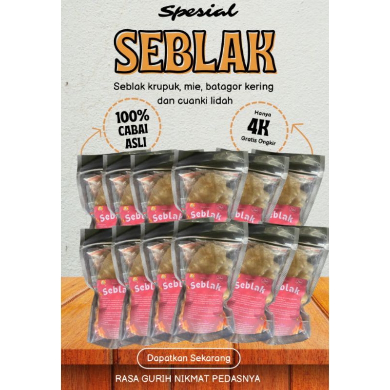 

[Paket Murah 12 kemasan] Seblak instan