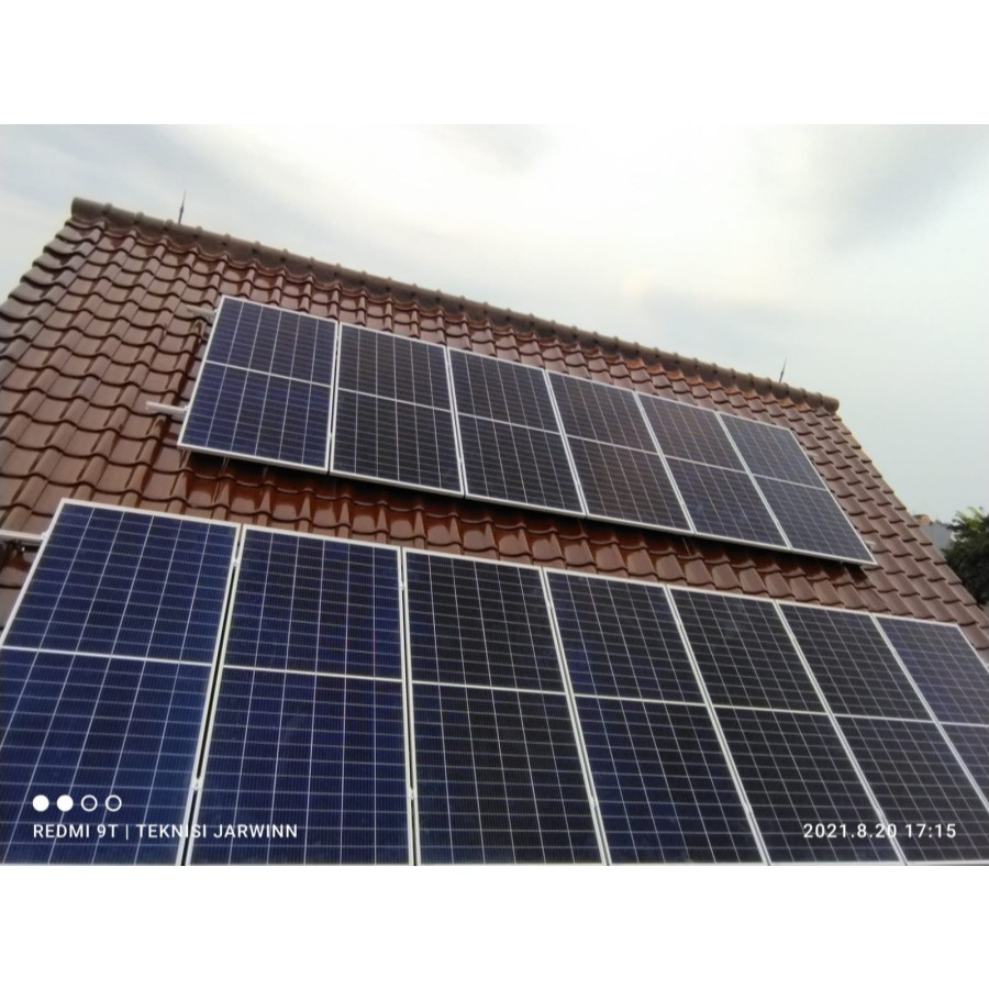 Solar Panel PLTS Rumah Home Solar System On Grid 1000 Wp No Battery