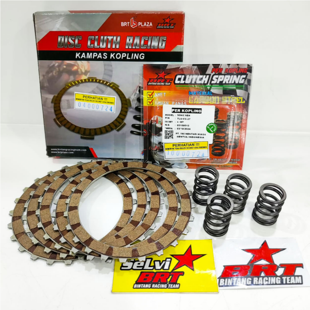 PAKET KAMPAS & PER KOPLING BRT SONIC NEW 150 CB CBR 150R