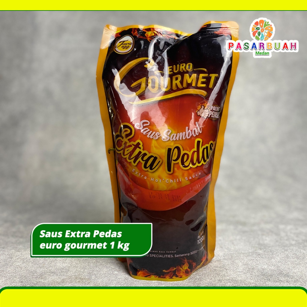 

Distributor Euro Gourmet/Saus Sambal Extra Pedas/ Saus Sambal Pedas 1kg -Pasar Buah Medan