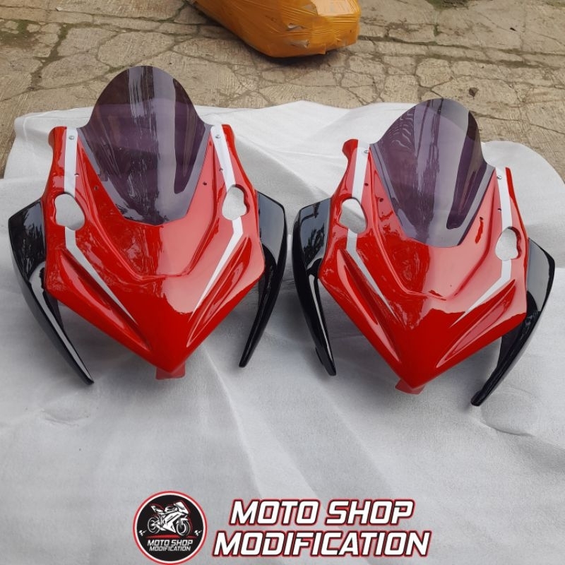 Topeng Kedok Cover Lampu Visor V5 PNP Honda New CBR150R Facelift K45G K45N 2016-2020