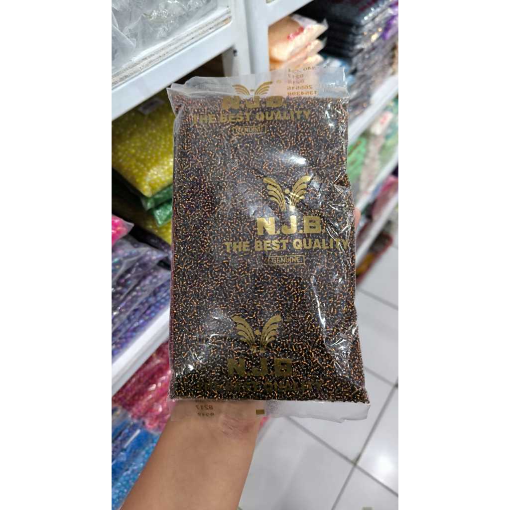 MANIK MOTE PAYET PASIRAN BAMBU JEPANG/PAYET KEBAYA/MOTE 11/0 NJB GR54 COKLAT KACA