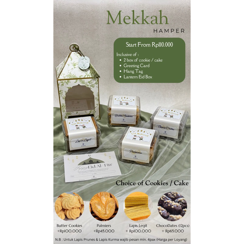 

Mekkah Hampers | Hamper eid lebaran | Hampers Idul Fitri | Kado Hamper lebaran idul fitri