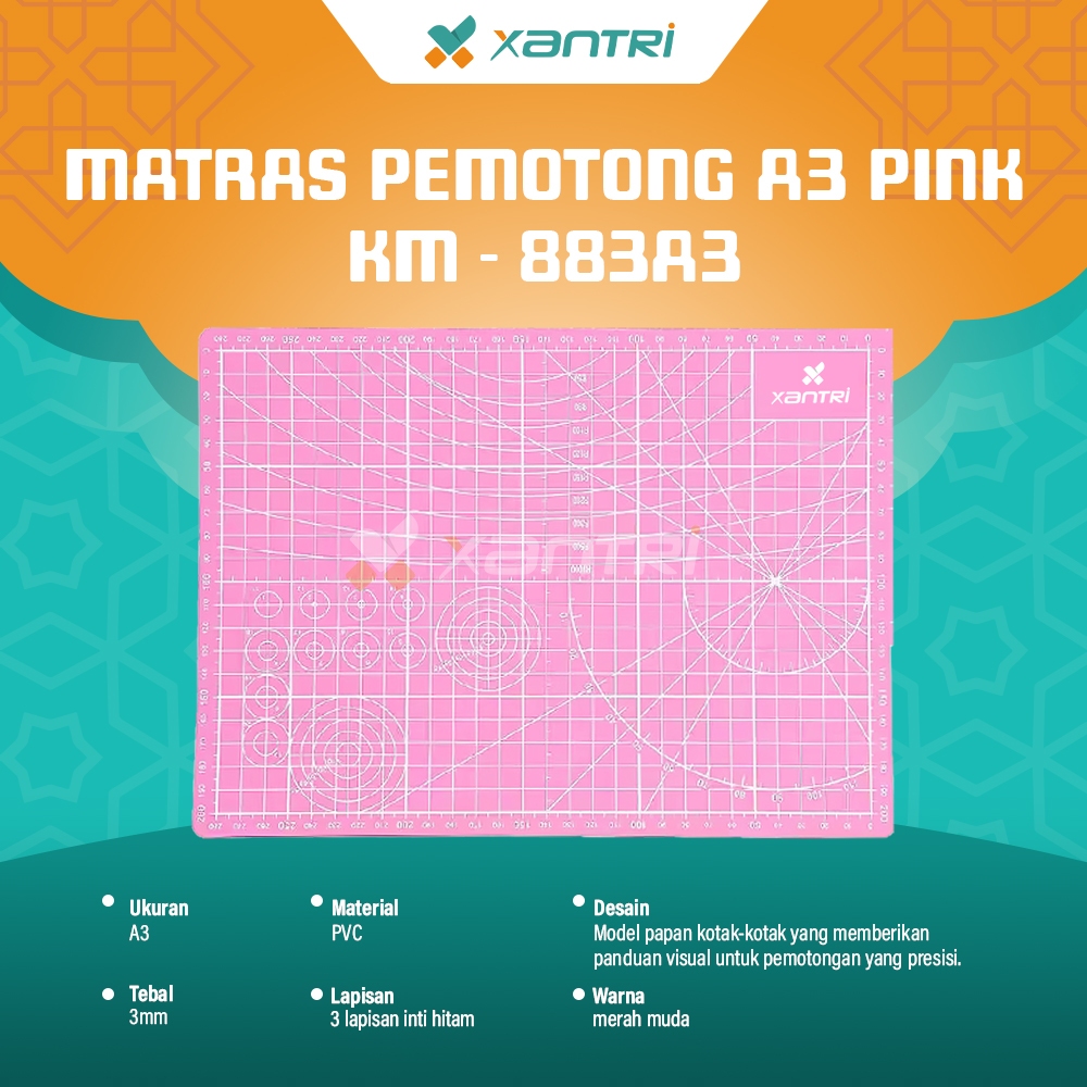 

Xantri - Cutting Mat Alas Potong Xantri 883-A3