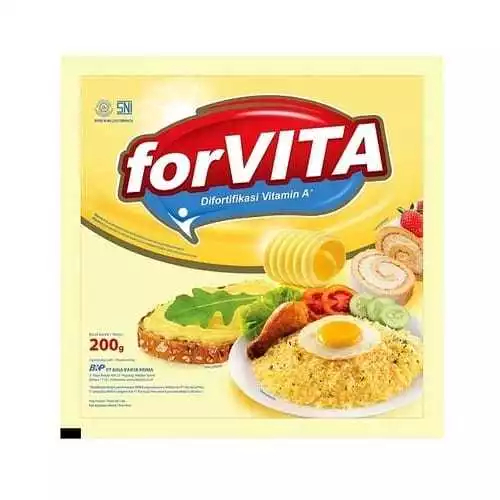 

Margarine / Mentega Sachet Forvita 200 gram