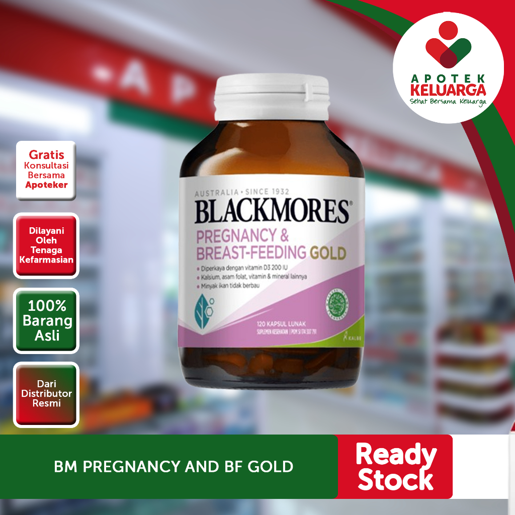 Blackmores Pregnancy & Breast Feeding Gold #VITAMIN MENYUSUI #LANCAR ASI #BPOM
