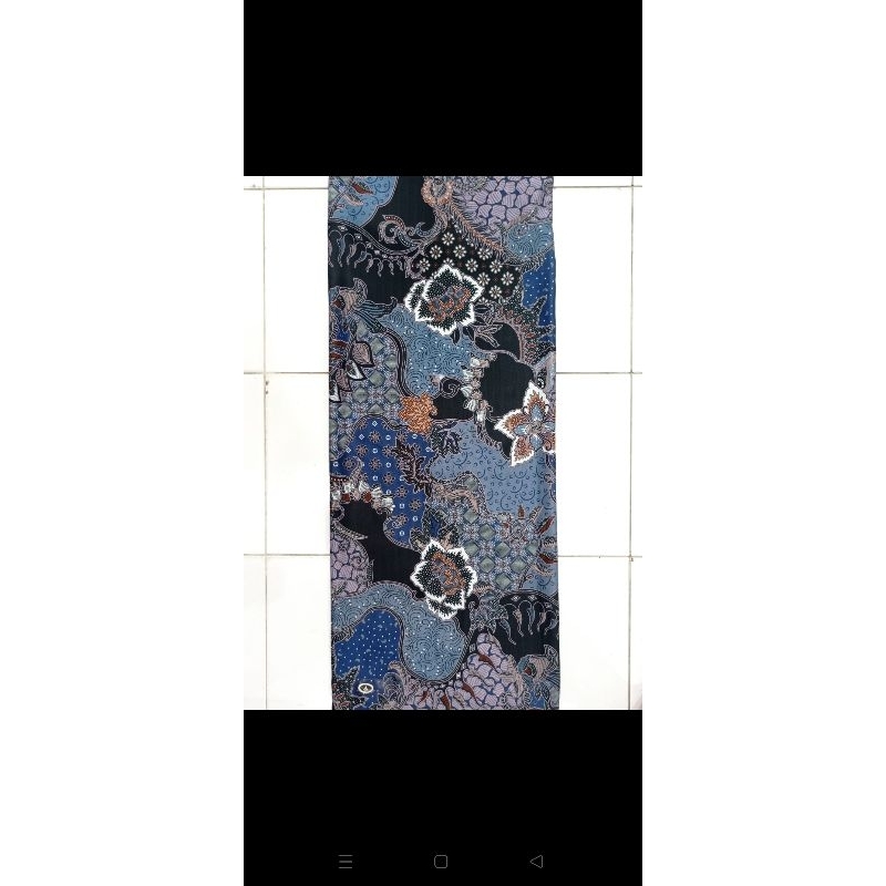 kain batik sutra jocelyn bahan tebal dan halus