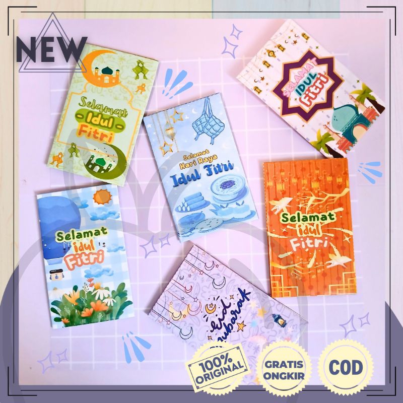 

Amplop Lebaran Angpao Idul Fitri 10 Pcs Unik dan Eksklusif/Custom