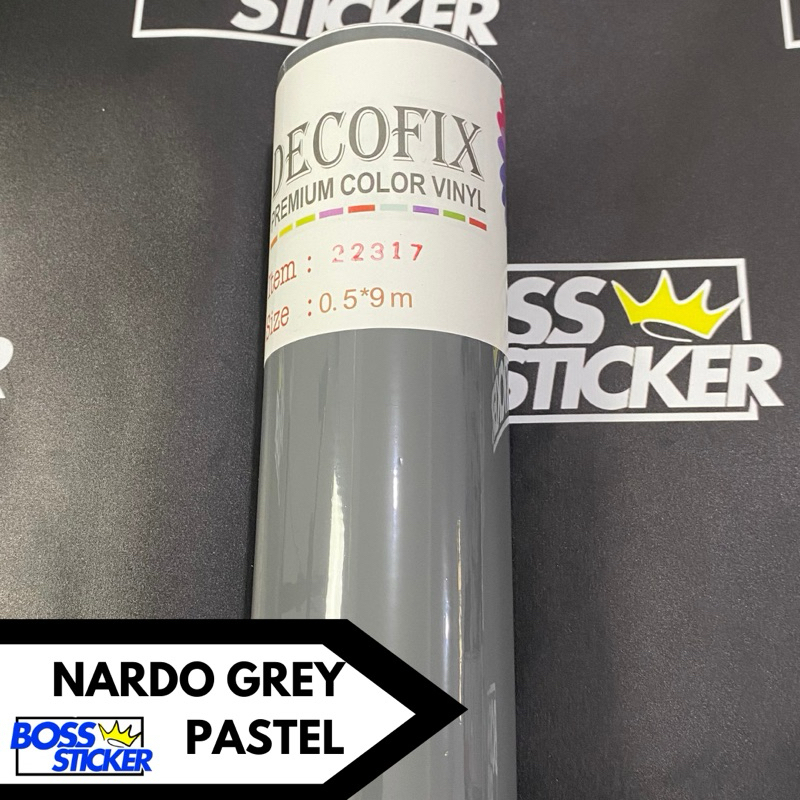Sticker Nardo Grey Pastel Glossy - Stiker Abu Nardo Pastel Glossi - Skotlet Nado Grey Pastel Glosi