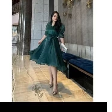 Dress Organza / Dress Wanita / Dress Party