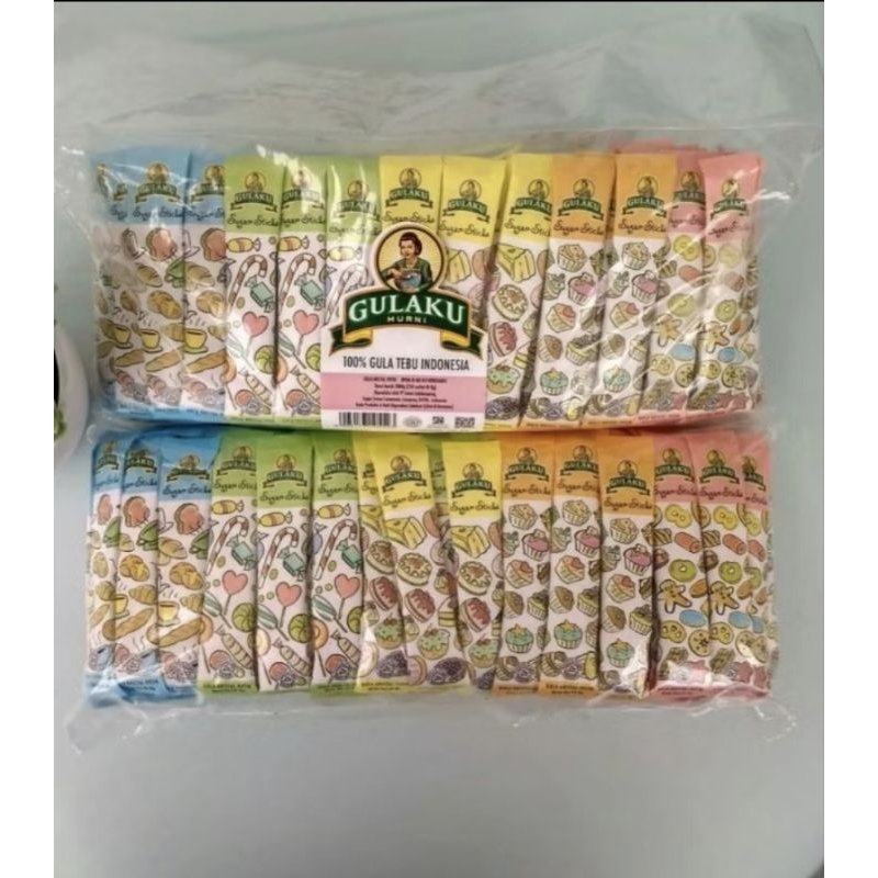 

Gulaku Gula Stick 8gr 250 Sachet dan 125 sachet