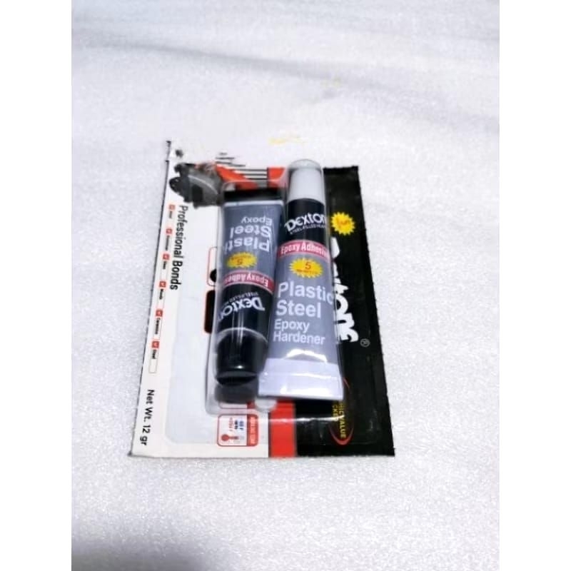 

LEM BESI HITAM PUTIH DEXTONE 12GR