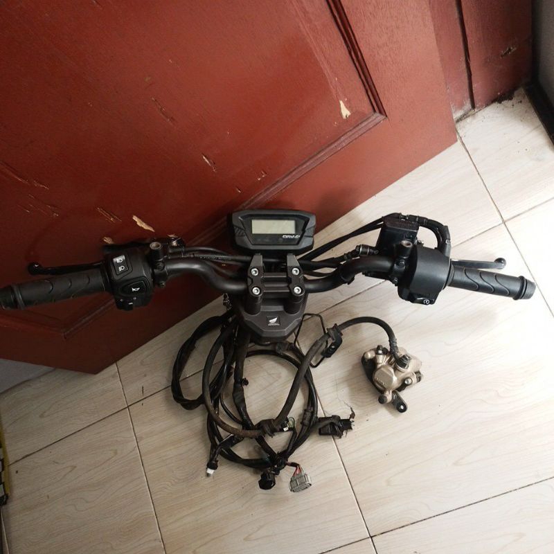 STANG STIR FULLSET HONDA BEAT STREET HANDLE KUMPLIT ORIGINAL AHM