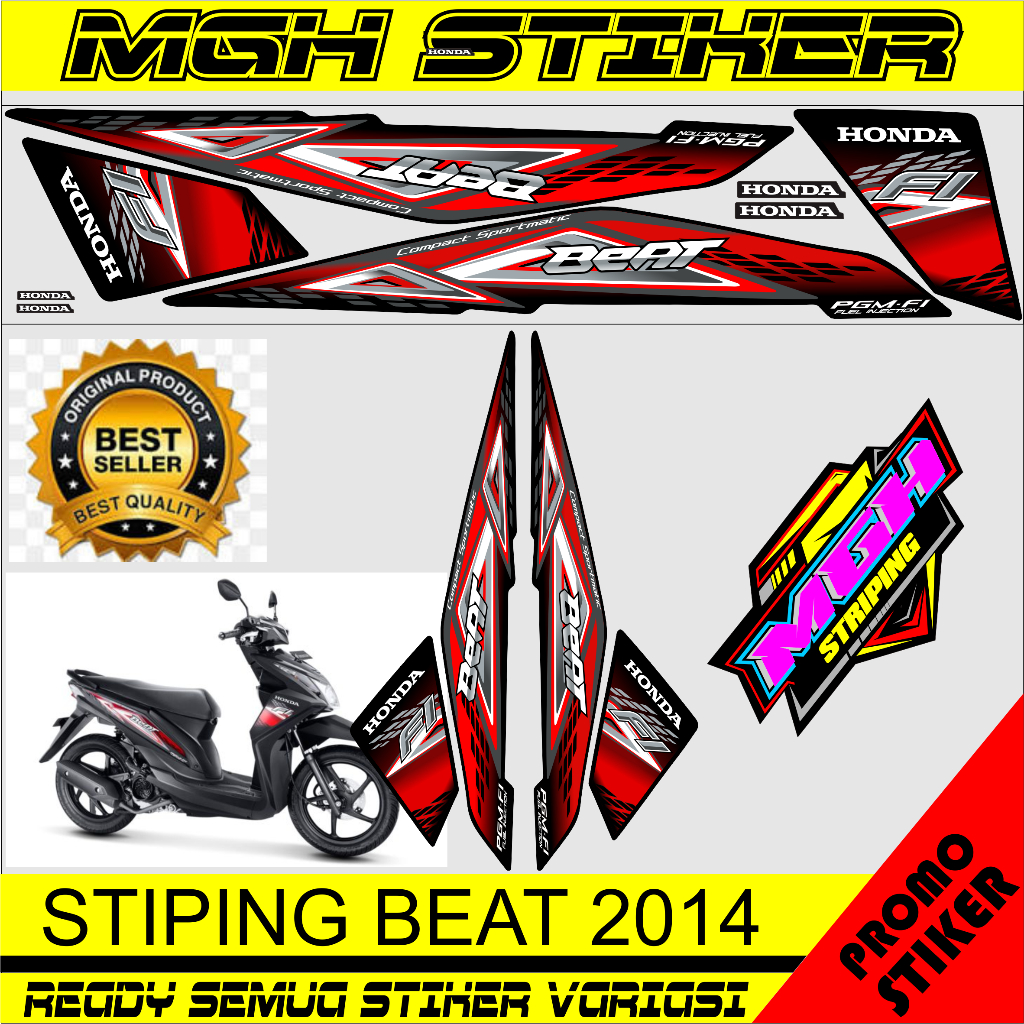 STIKER STRIPING BEAT FI 2013 POLET PLATBODY BEAT2013