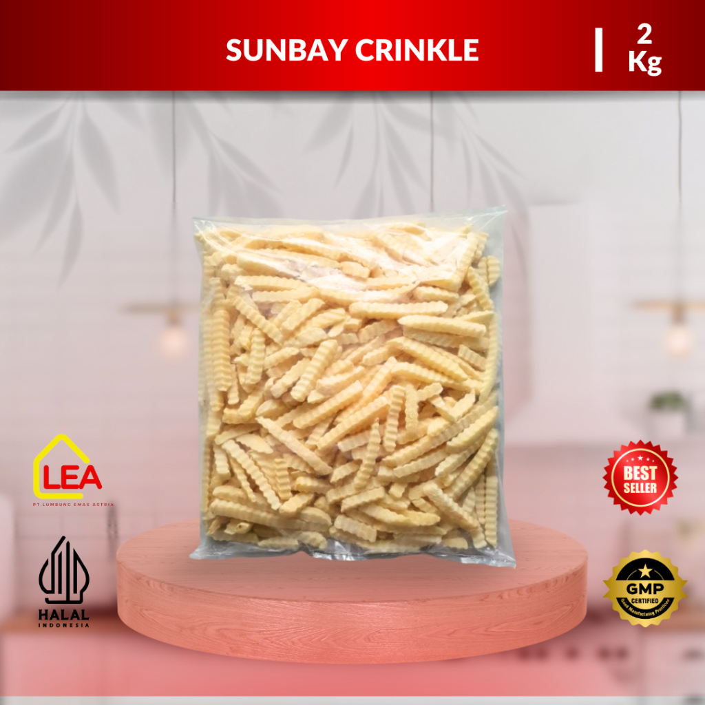 

Sunbay Crinkle 2kg I Kentang Goreng