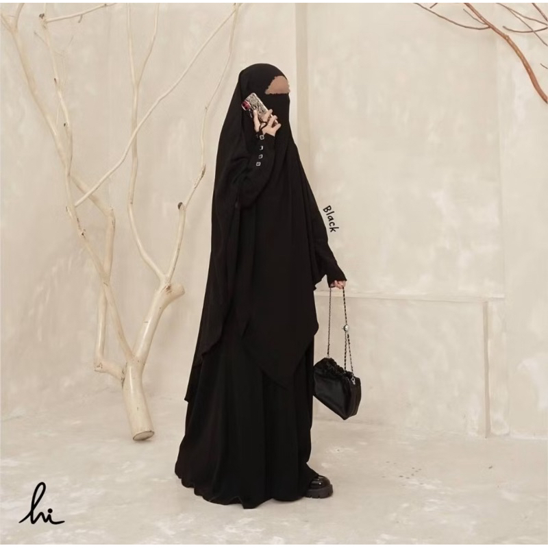 Himosly - Yora Abaya - Black - Size XL - Mazen - Preloved