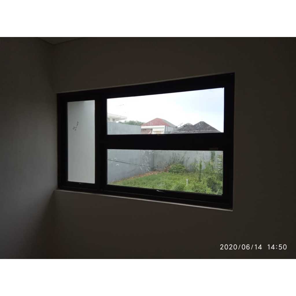 Jendela kaca alumunium custom