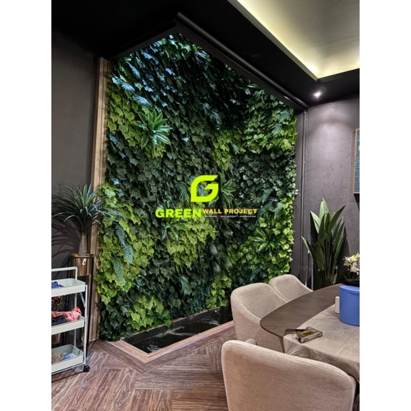 spesialis vertikal garden sintetis | vertical garden artificial | vertikal garden daun plastik