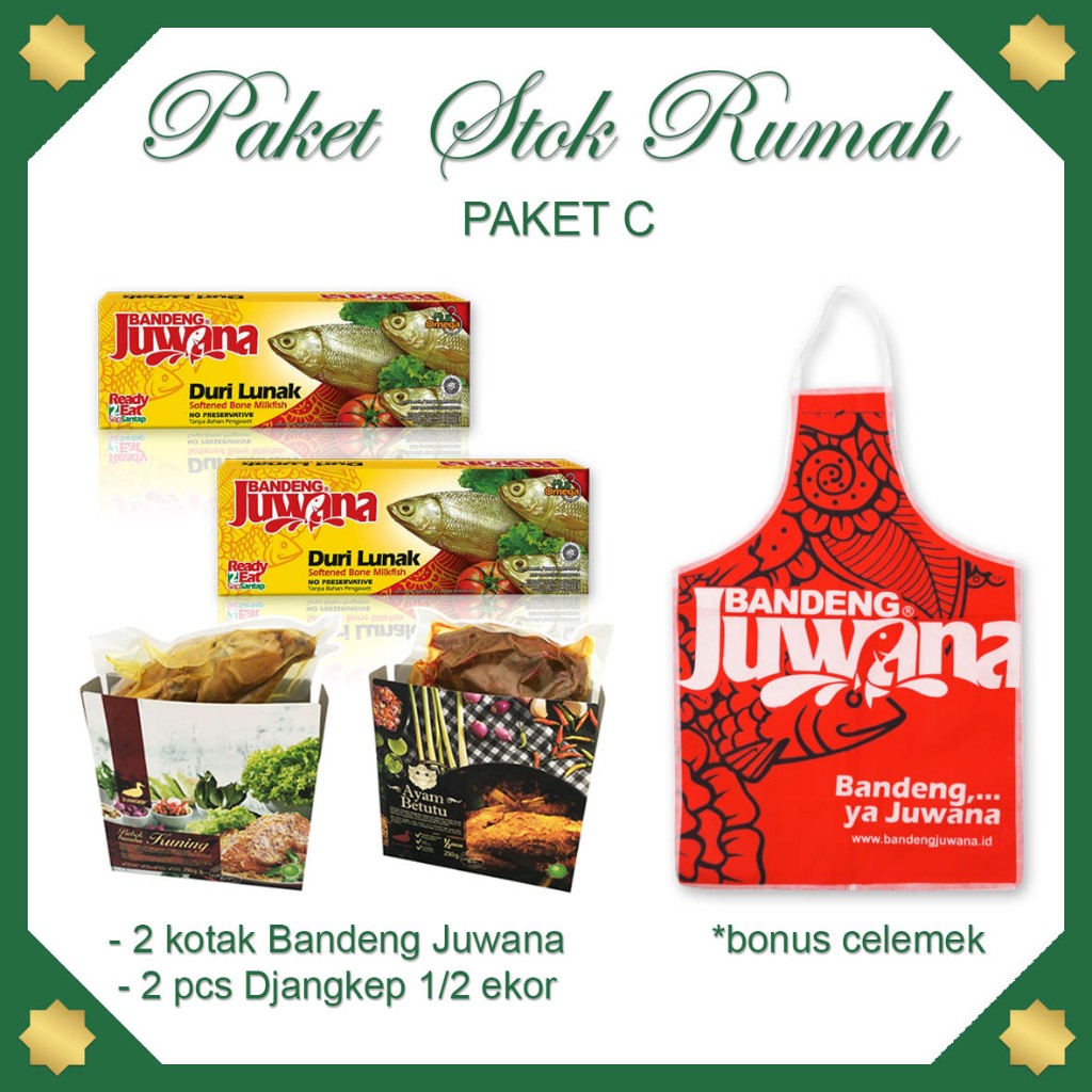 

PAKET STOK C - BANDENG JUWANA X DJANGKEP