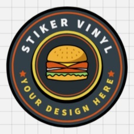

Cetak Stiker Vinyl plus Design / custom stiker / Stiker logo / Printing Stiker berkualitas