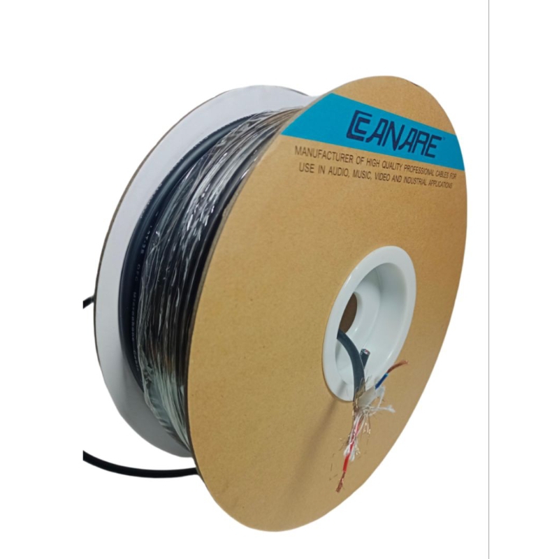 CANARE  KABEL MIC STEREO MICROPHONE CABLE HITAM HARGA PER 1 METER