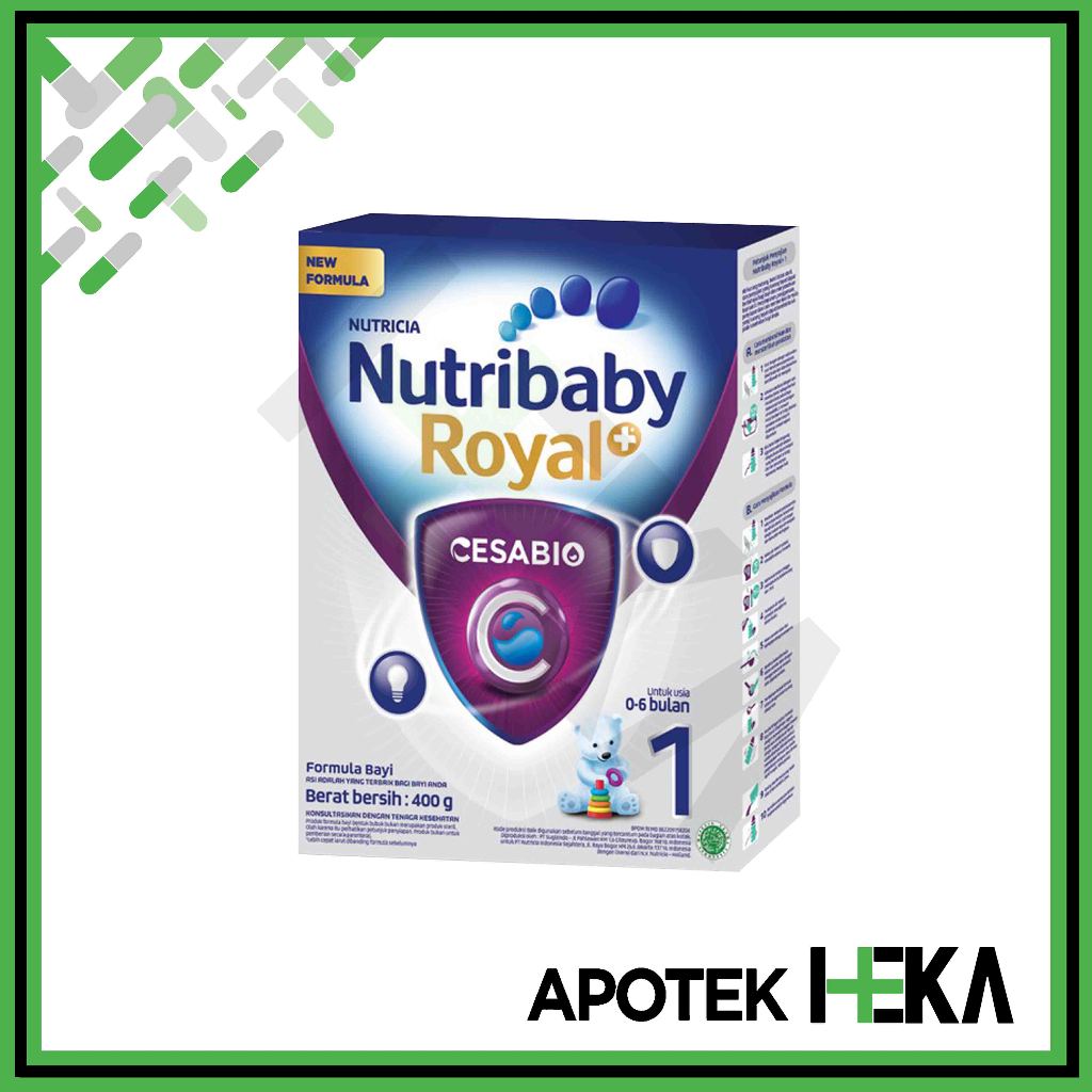 Nutribaby Royal Cesabio 1 400 g - Susu Formula Bayi 0-6 Bulan [TANGERANG]