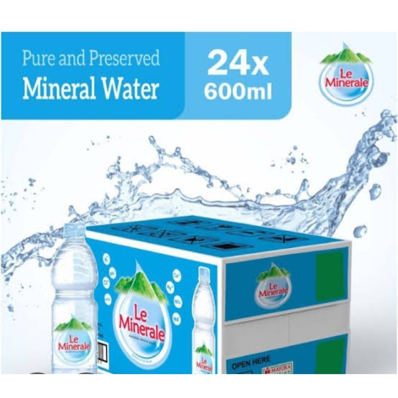 

Le Minerale 600ml DOS isi 24 botol Le Mineral (KHUSU PENGIRIMAN INSTAN )