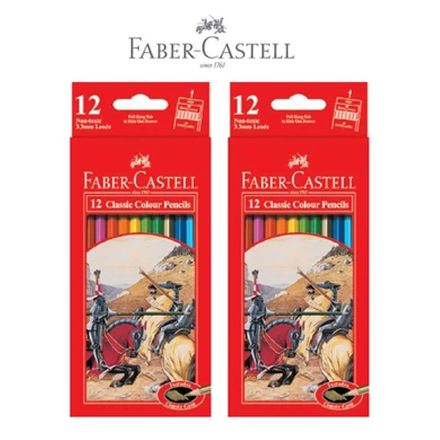 

Pensil Warna Faber-Castell Colour Pencil set 12 Panjang