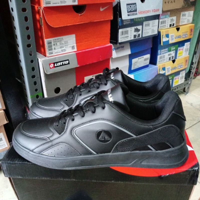 Sepatu kasual pria Airwalk Balkis Full black/hitam Men casual shoes Original