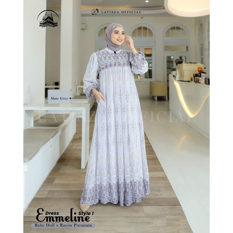 EMMELINE DRESS LATISZA/GAMIS KEKINIAN/CUCI GUDANG LATISZA DRESS MURAH