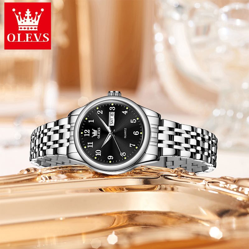 OLEVS Jam Tangan Wanita Anti Air Original Analog Casual Fashion Bisnis Jam Tangan Anak Perempuan