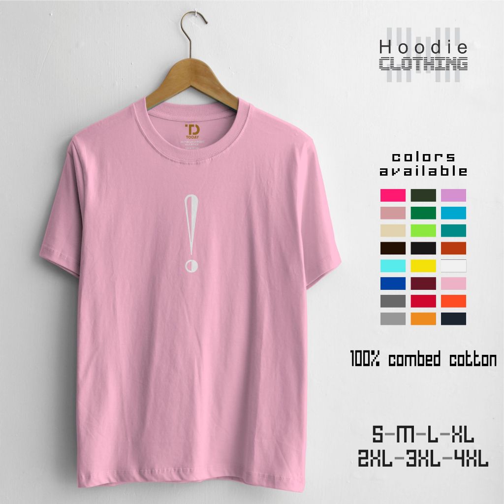 Kaos Pria Distro Jumbo 4XL Keren Motif Tandaseru Warna Pink Baby Cotton Combed 30s Baju Bandung