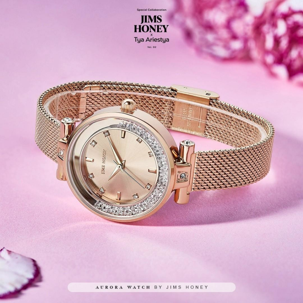 JIMS HONEY FOREVER AURORA WATCH JHW 52 Jam Tangan Wanita Jimshoney Murah Elegan Fashion Terbaru