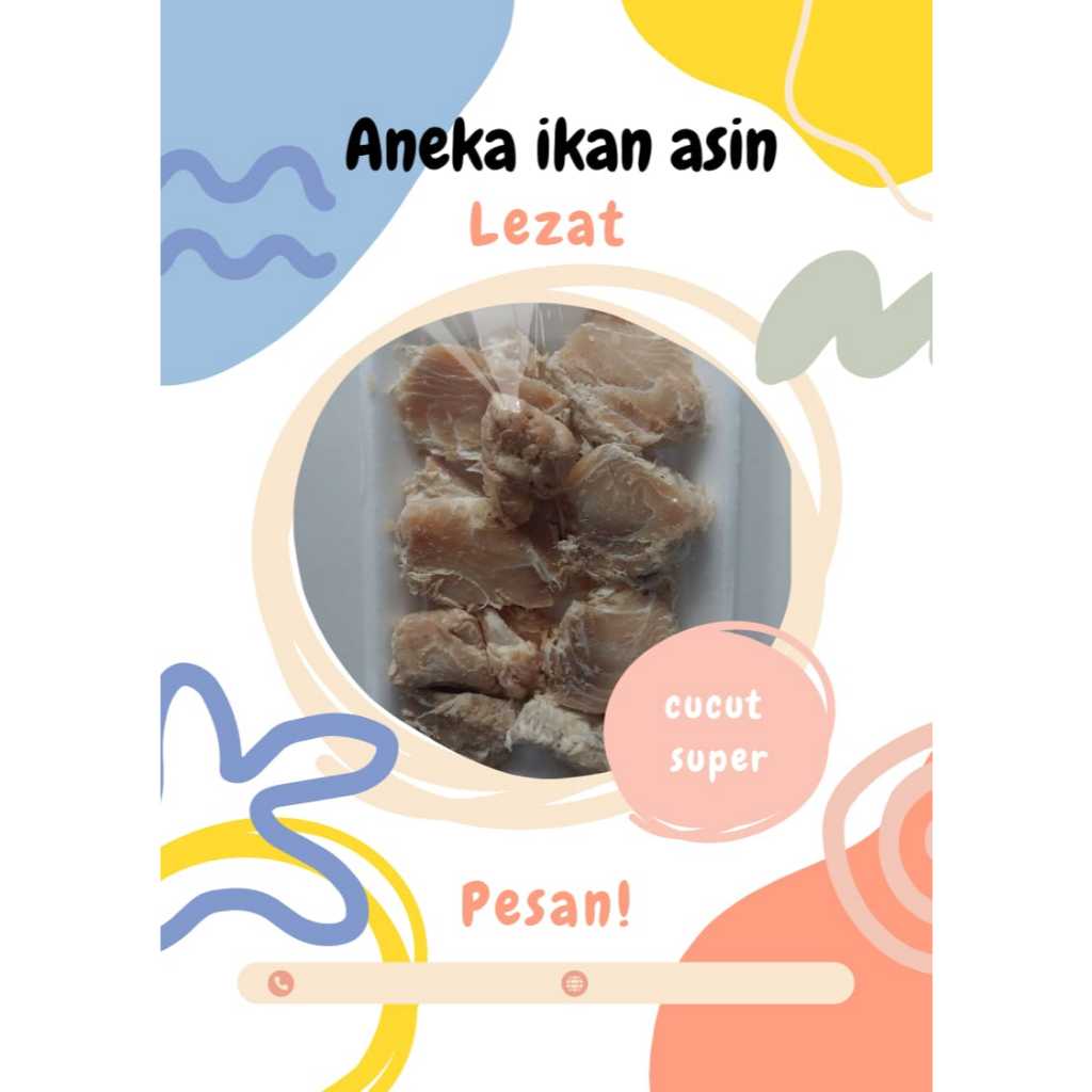 

Ikan Asin Cucut Potong Super/Ikan Asin Cucut murah berkualitas 250gr