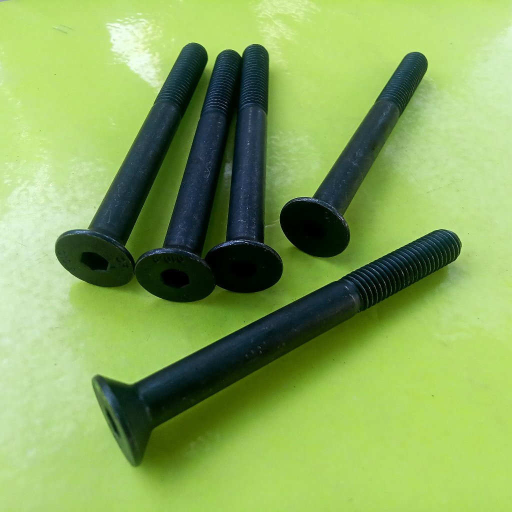 BAUT L VERSENG M8 X 100 BAJA / BAUT 13 KUNCI L5 / L 5 / BAUT JF L M8 / BAUT L M8 X 100 VERSENG / BAU