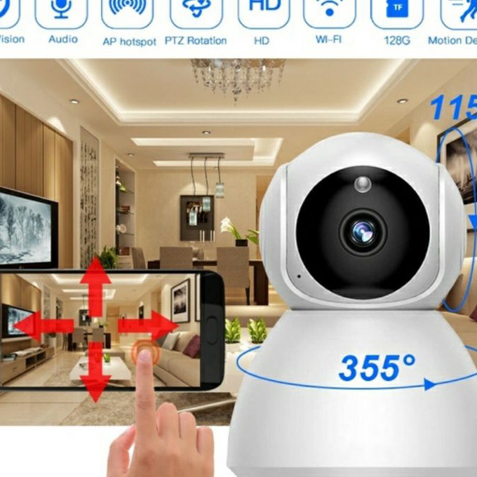 Beli IPCam Snowman CCTV V38 IP Camera m HD 1P wireless CCTV wifi snowman kamera cctv