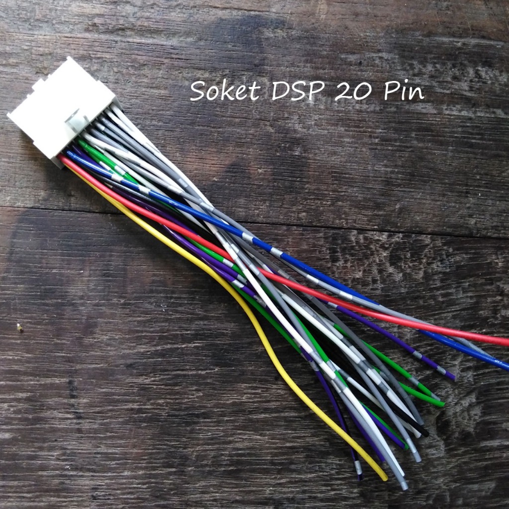Soket DSP 20 Pin - Soket Digital Signal Processor 20 Pin Venom Pandora/ SoundWave/ Codia