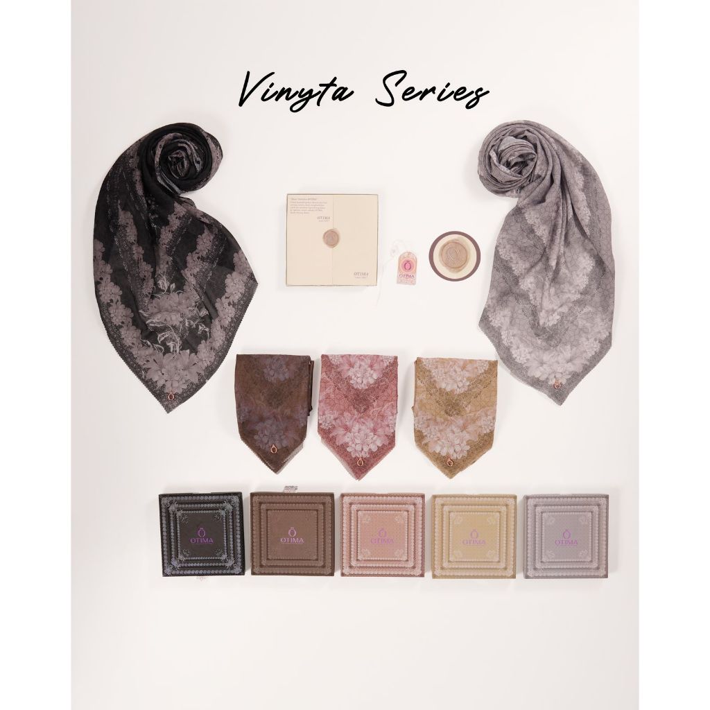 [ISI 5 Hijab] Premium Hijab Motif Raya Edition Big Sale Otima Scarves Digital Printing Packaging Box