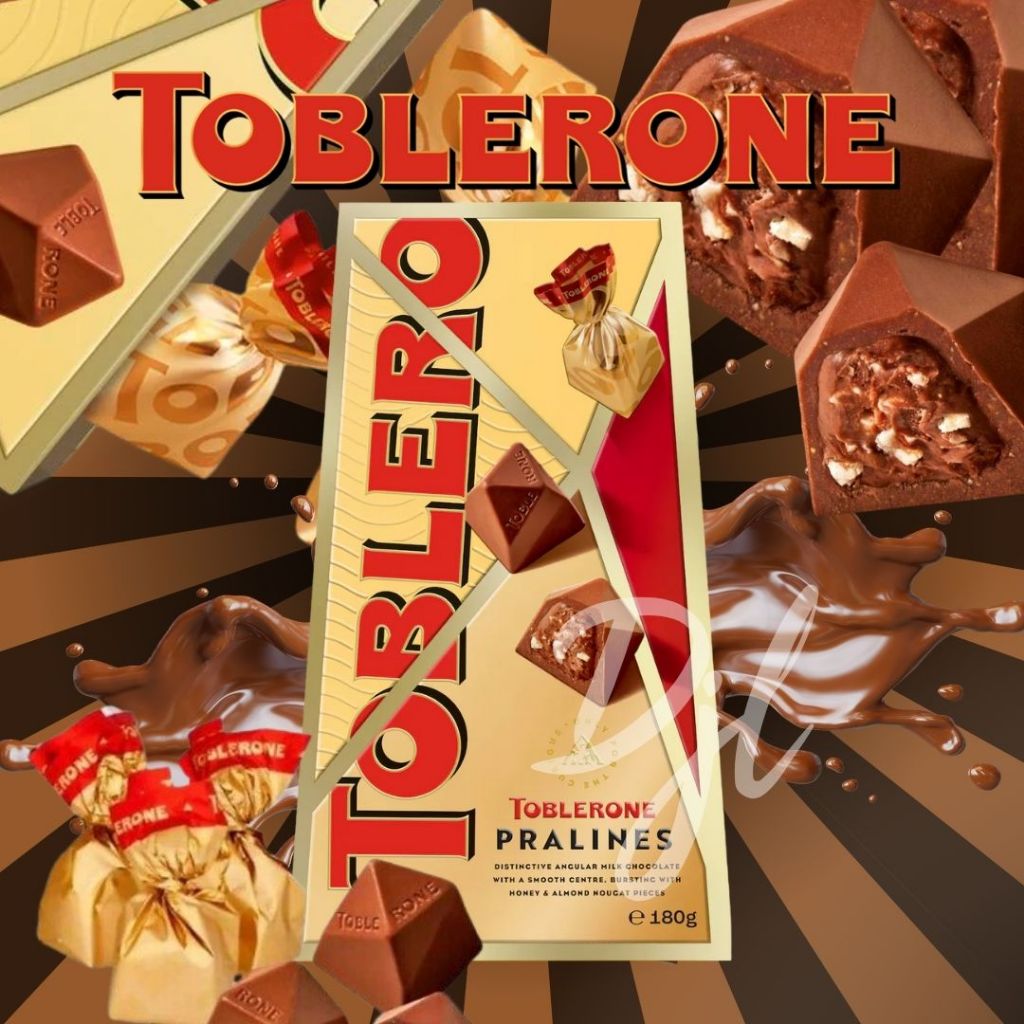 

Toblerone Pralines Made With Honey & Almond Nougat