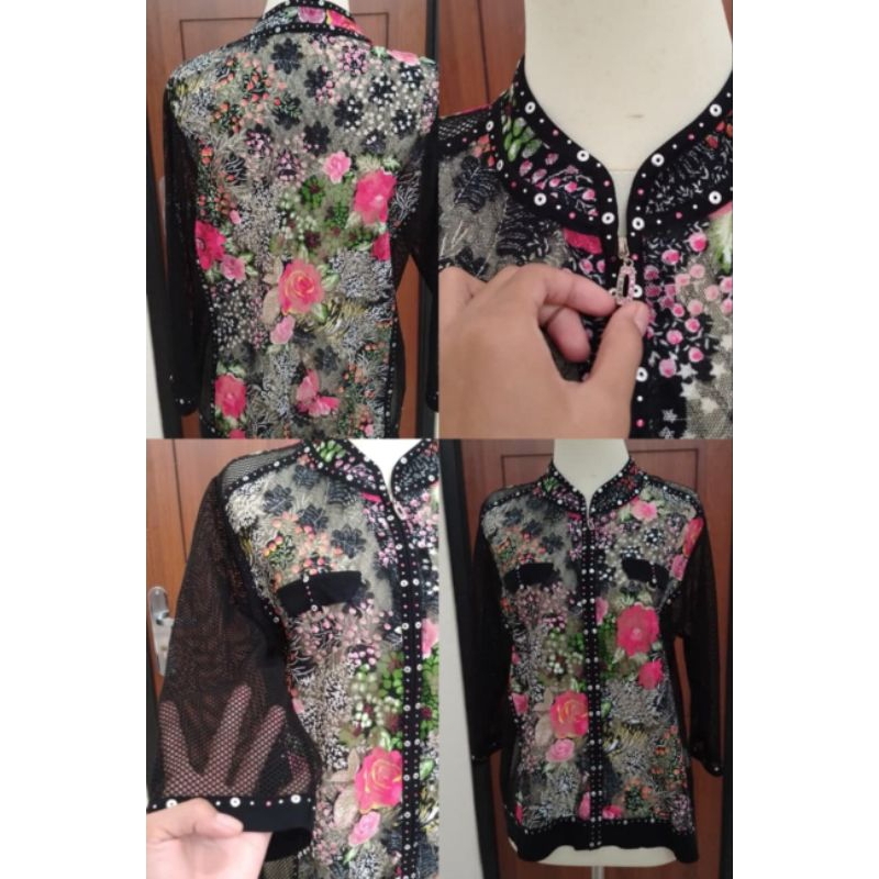 P❤️ kemeja jaket hitam