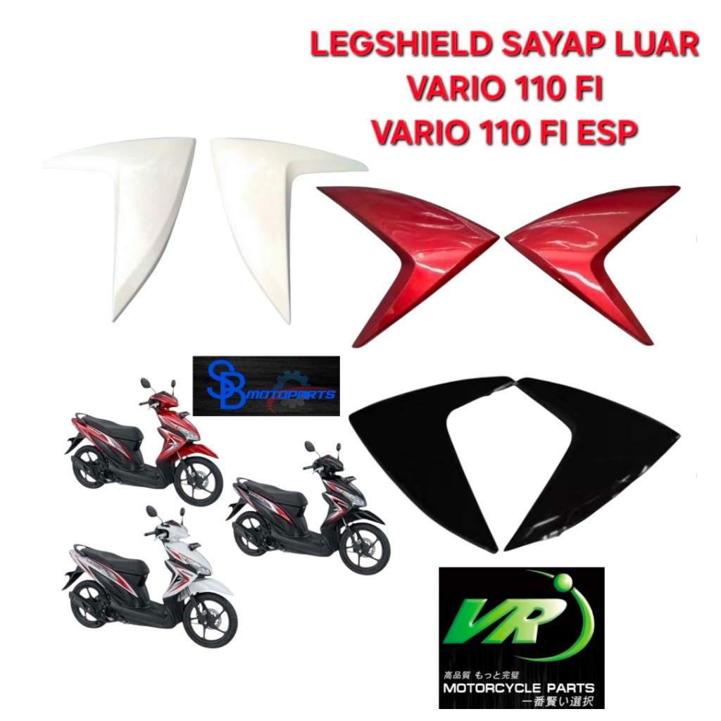 LEGSHIELD DEPAN SAYAP LUAR BODY DEPAN SAMPING VARIO 110 FI LED VARIO 110 FI ESP BEST QUALITY