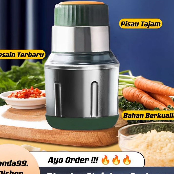 KF7 Blender Daging Chopper Stainless Penggiling Daging Multifungsi Panda99