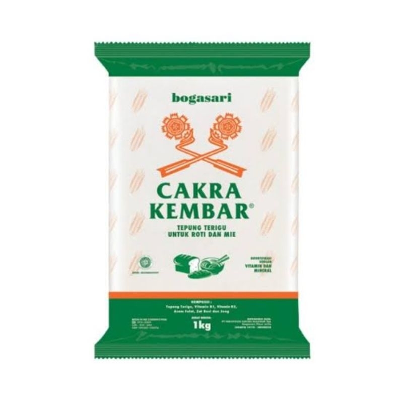 

CAKRA KEMBAR Tepung Terigu - BOGASARI, 1 KG
