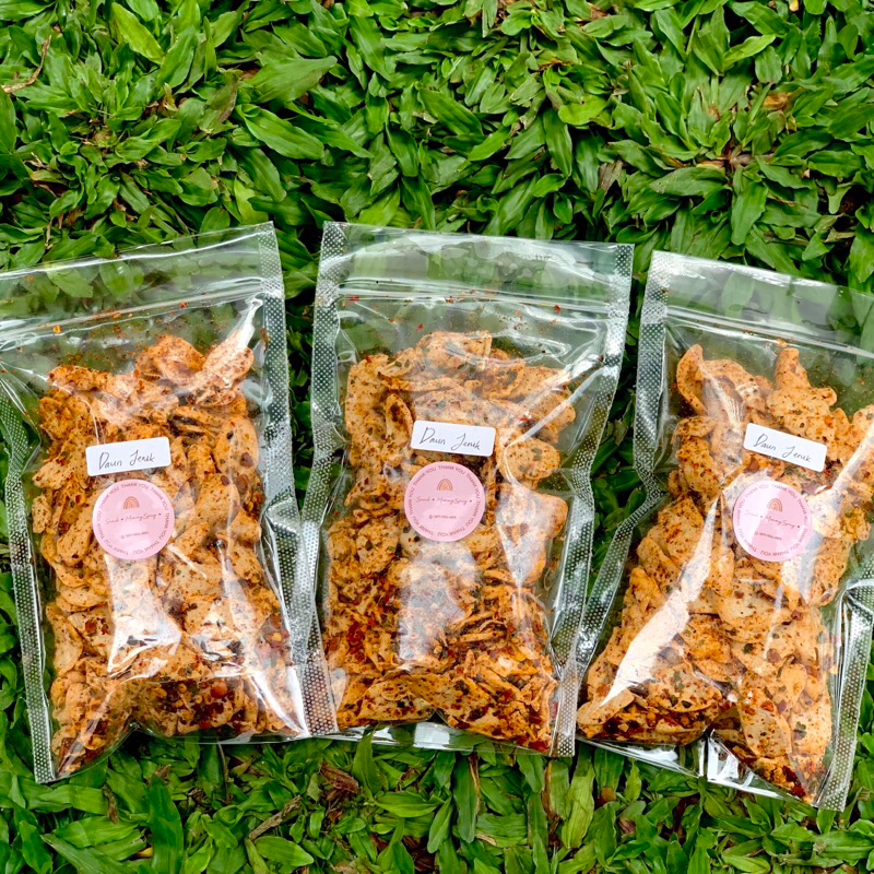 

Cemilan Otak Otak Crispy Original Daun jeruk pedas asin 120gr/250gr