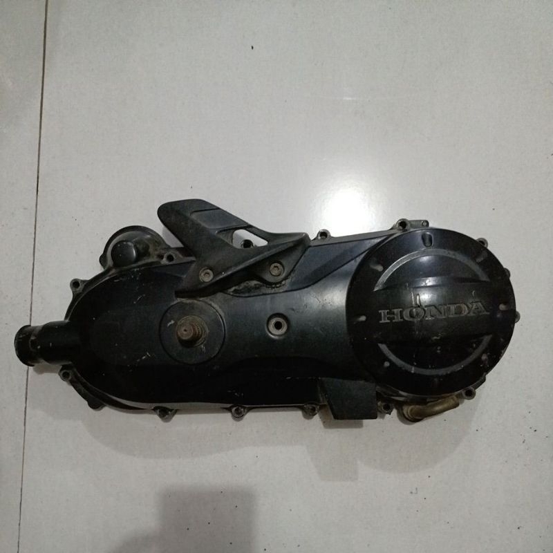 Block,Blok,Bak CVT Vario Techno 110 cc,Vario Karbu Non Kick Stater,Original,Bekas Copotan motor
