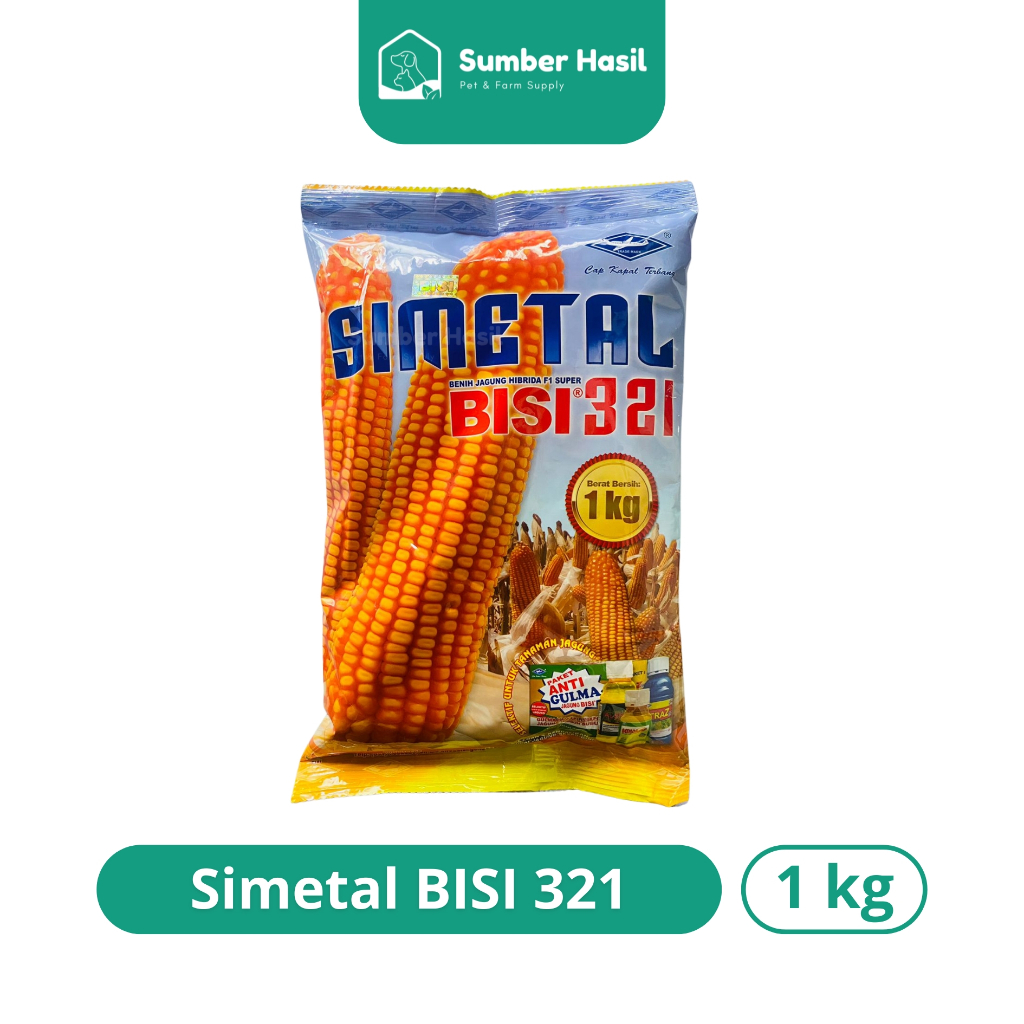 BENIH JAGUNG SIMETAL BIBIT JAGUNG BISI 321 BENIH UNGGUL JAGUNG BISI METAL ORIGINAL